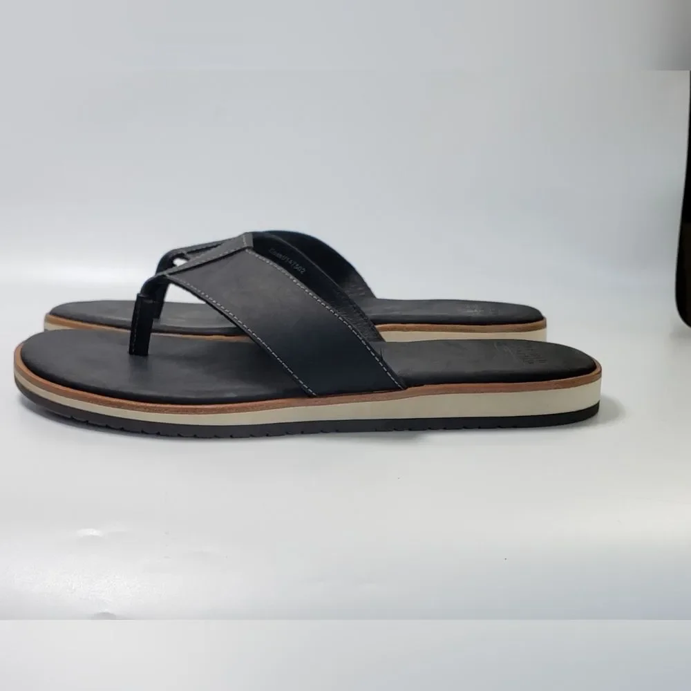 Warfield & Grand Men's Leather Sandals Flip flops Size 9